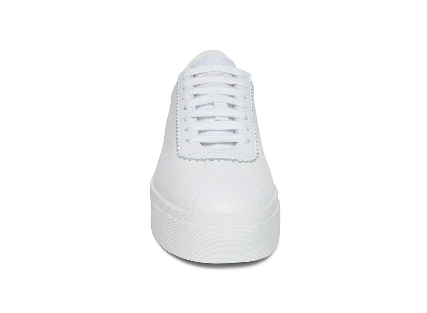 Superga Platform Womens - 2854 Club 3 Leasnakew - White - LTOVR5792